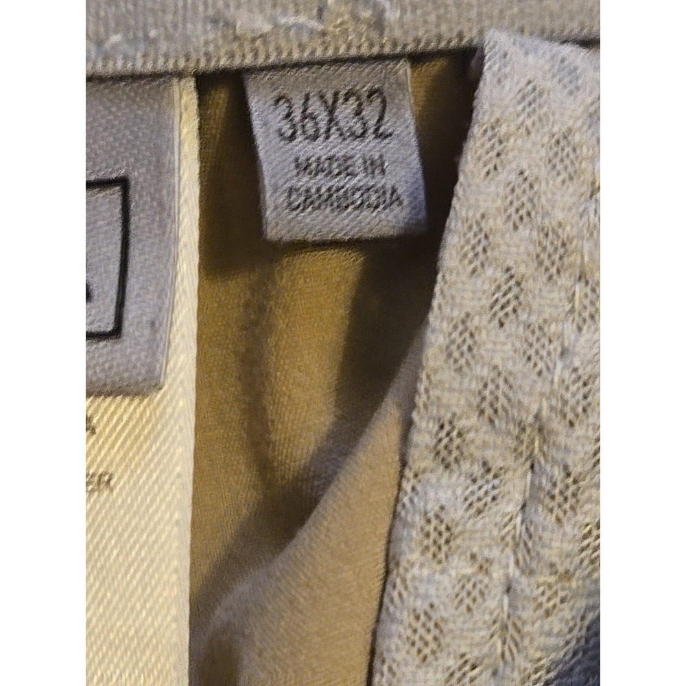 Adidas Golf Pants Mens 36x32 Tan Beige Lightweight Chino Flat Front Performance - Picture 7 of 15